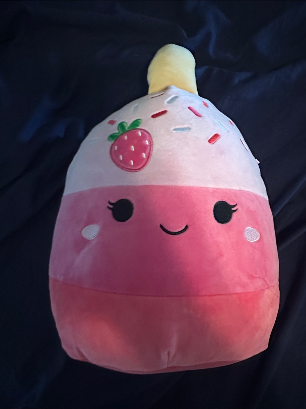 Squishmallows Pink Strawberry Ice Pop Plush